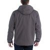 Carhartt Relaxed Fit Washed Duck Sherpa-Lined Utility Jacket, Gravel, Large, REG 103826-GVLLREG